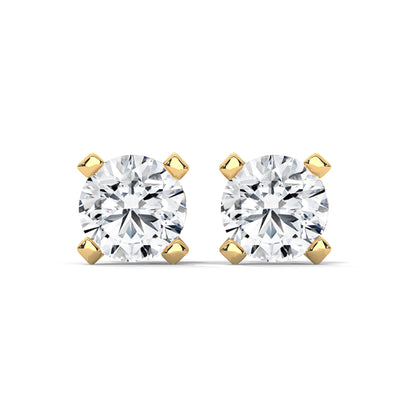 Norvina Round Stud Earrings