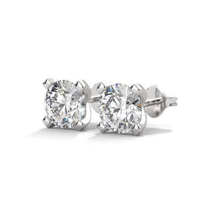 Norvina Round Stud Earrings