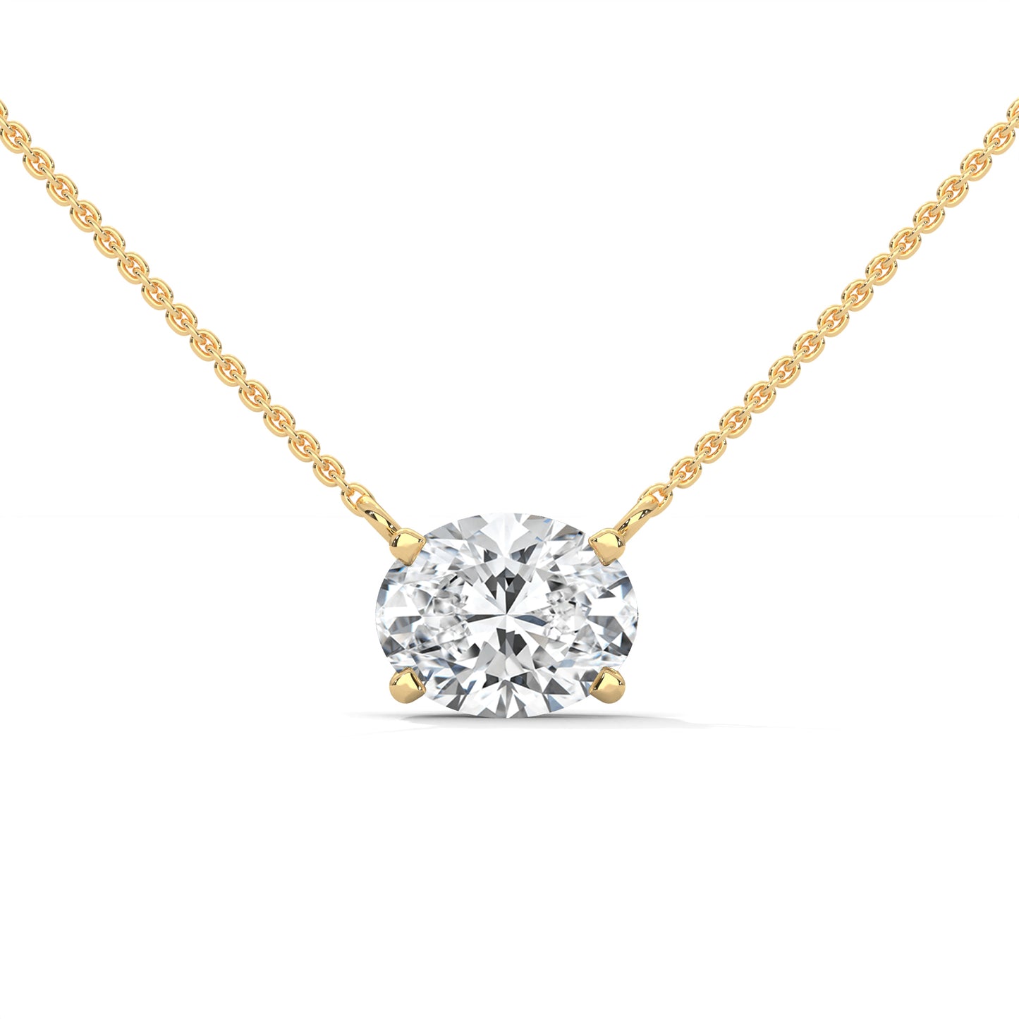 Bellatrix Oval Pendant With Chain