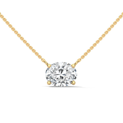 Bellatrix Oval Pendant With Chain