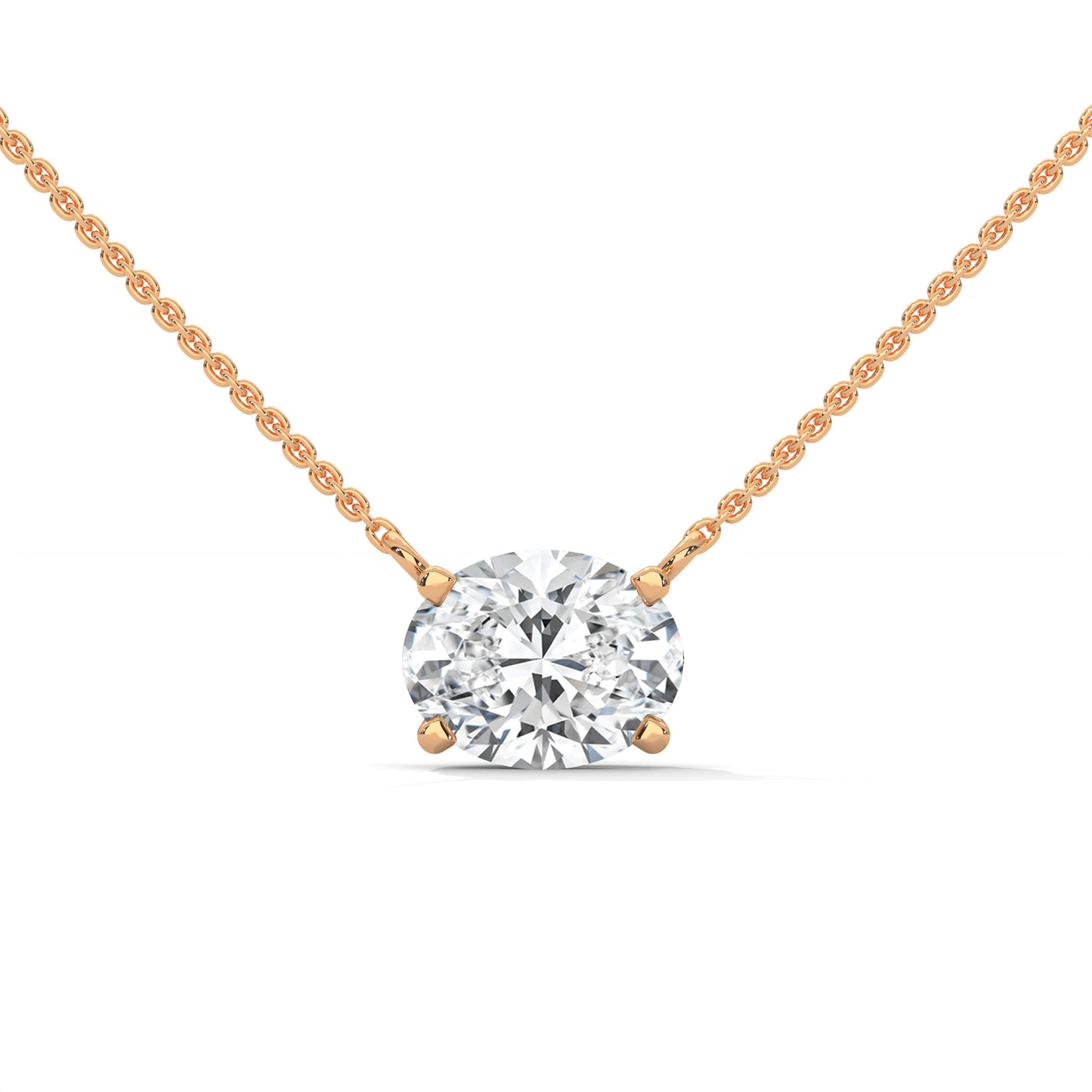 Bellatrix Oval Pendant With Chain