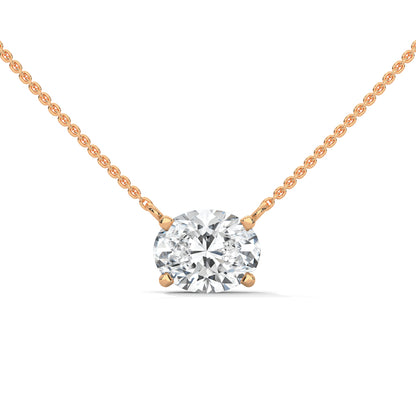 Bellatrix Oval Pendant With Chain