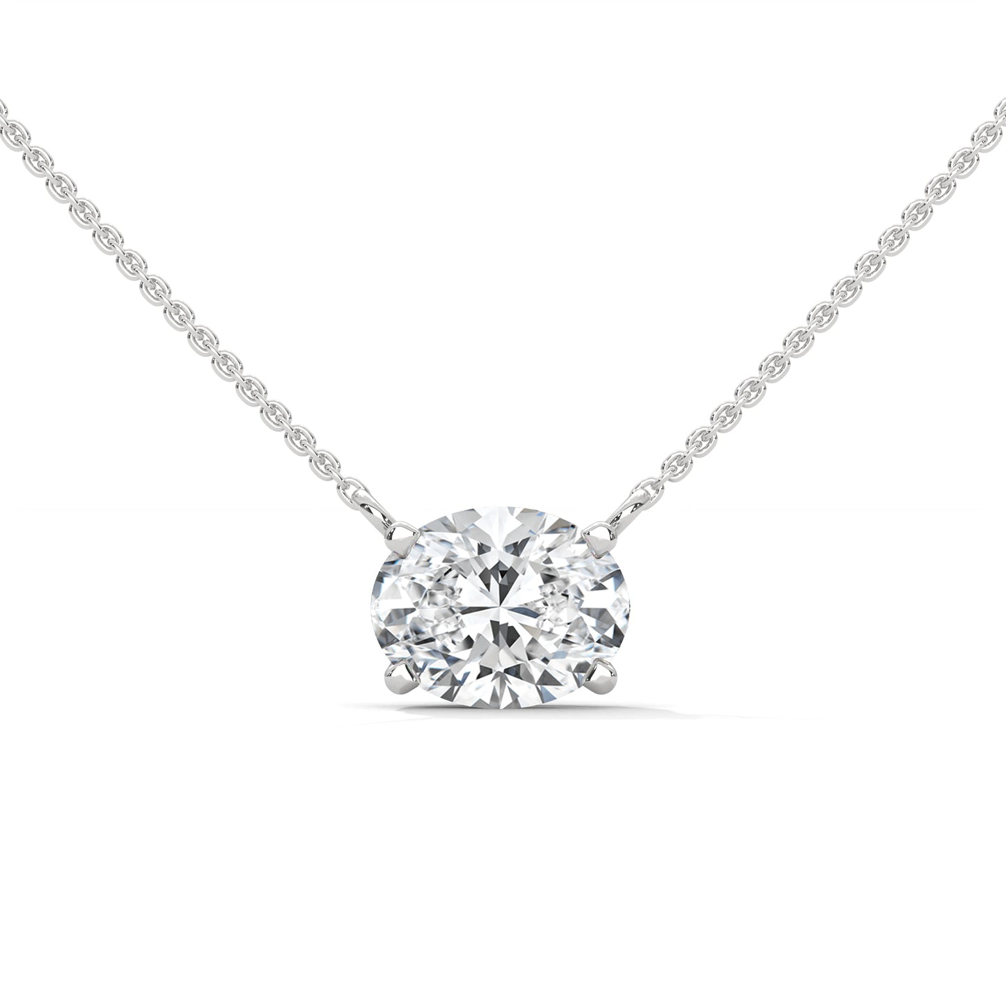 Bellatrix Oval Pendant With Chain
