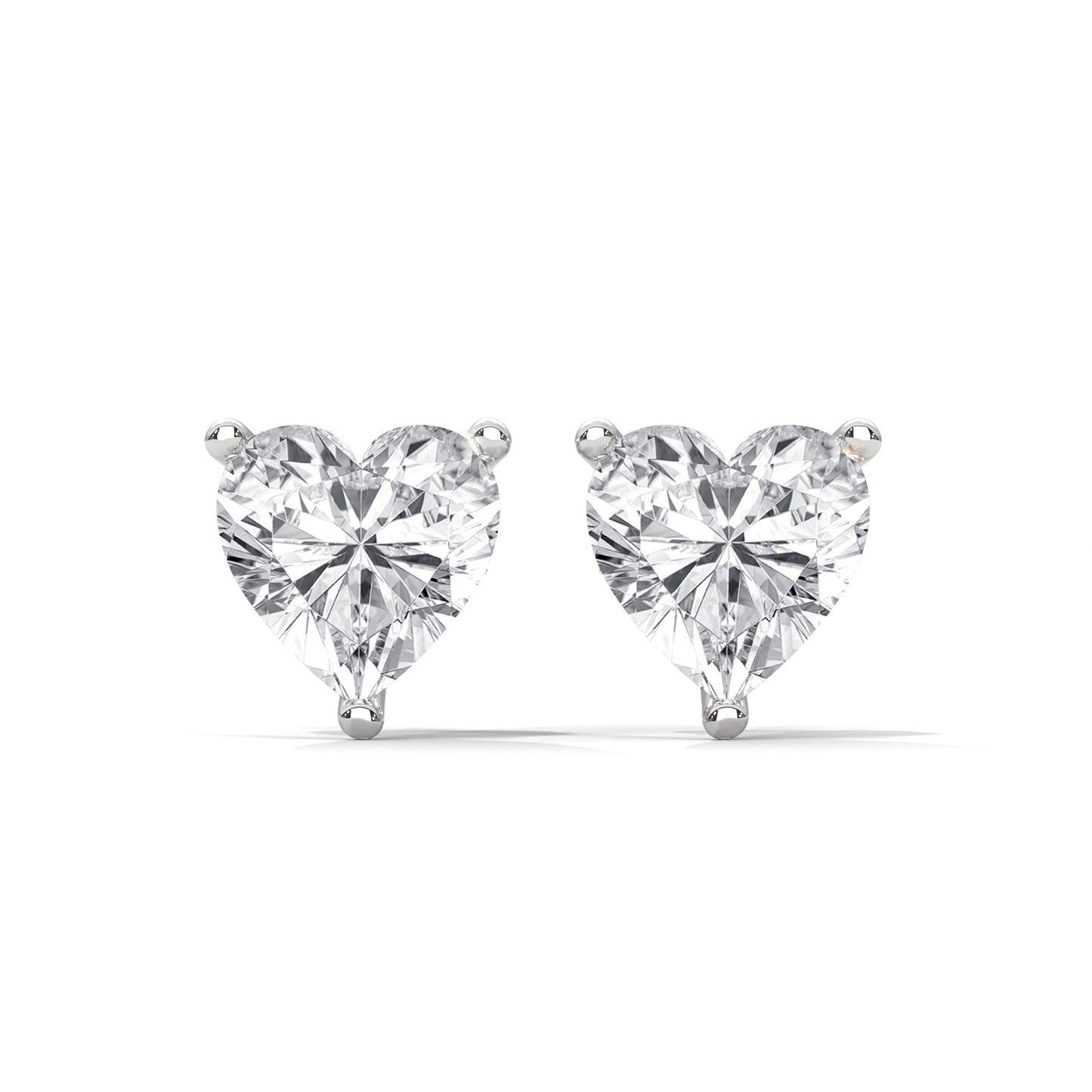 Lovely Heart Stud Earrings