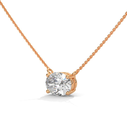 Bellatrix Oval Pendant With Chain