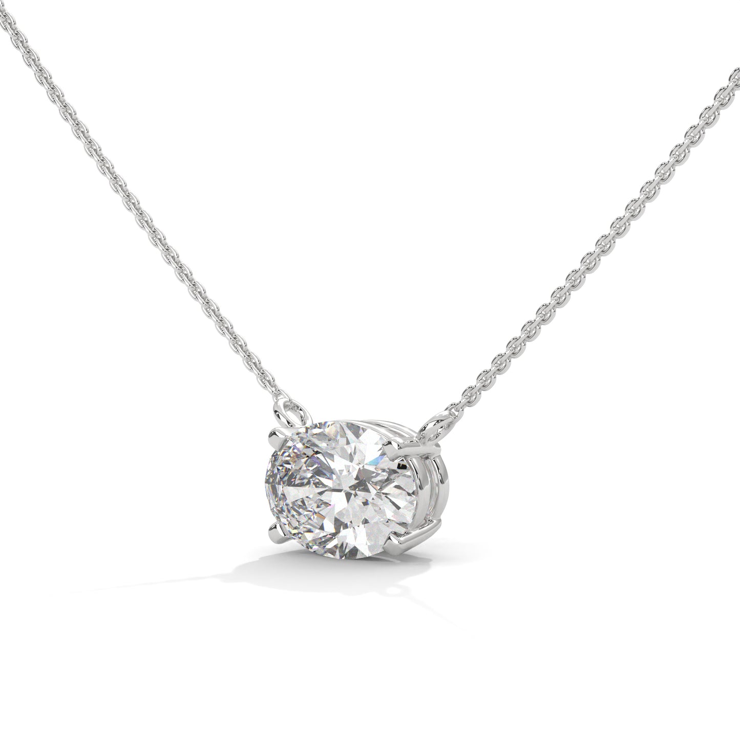 Bellatrix Oval Pendant With Chain