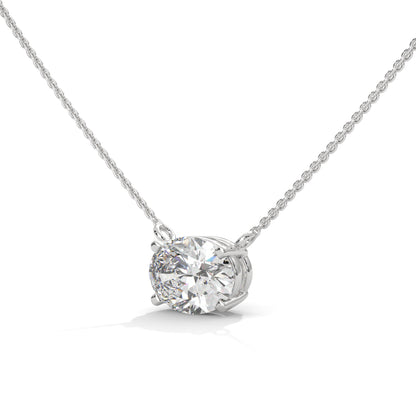 Bellatrix Oval Pendant With Chain