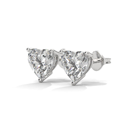 Lovely Heart Stud Earrings