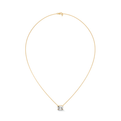 Bellatrix Oval Pendant With Chain