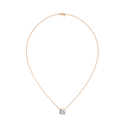 Bellatrix Oval Pendant With Chain
