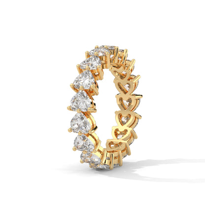 Heart Diamond Band
