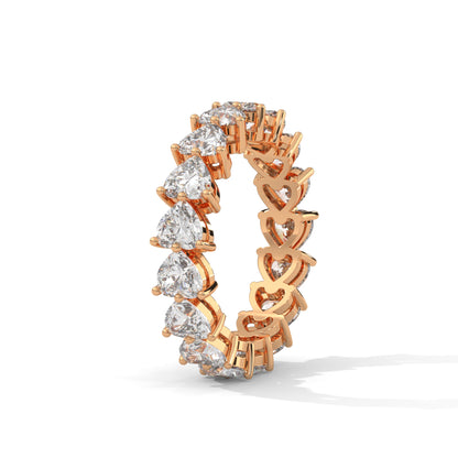 Heart Diamond Band