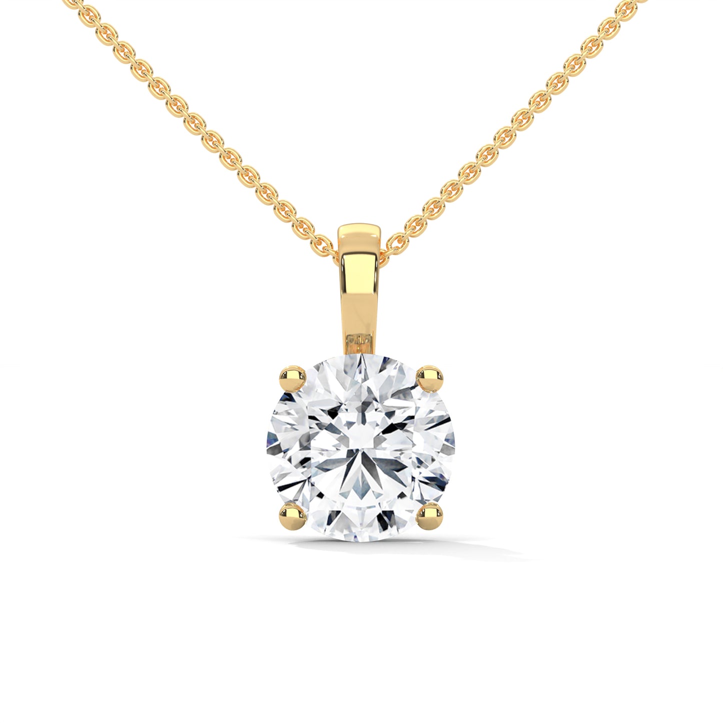 Norielle Round Pendant With Chain