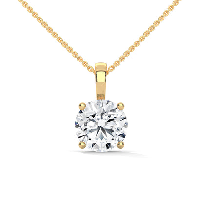 Norielle Round Pendant With Chain