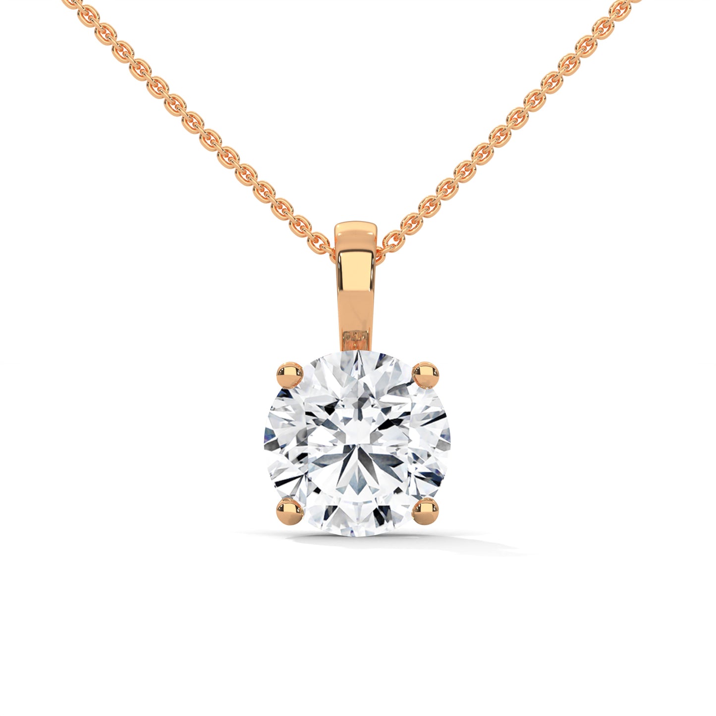 Norielle Round Pendant With Chain