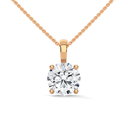 Norielle Round Pendant With Chain