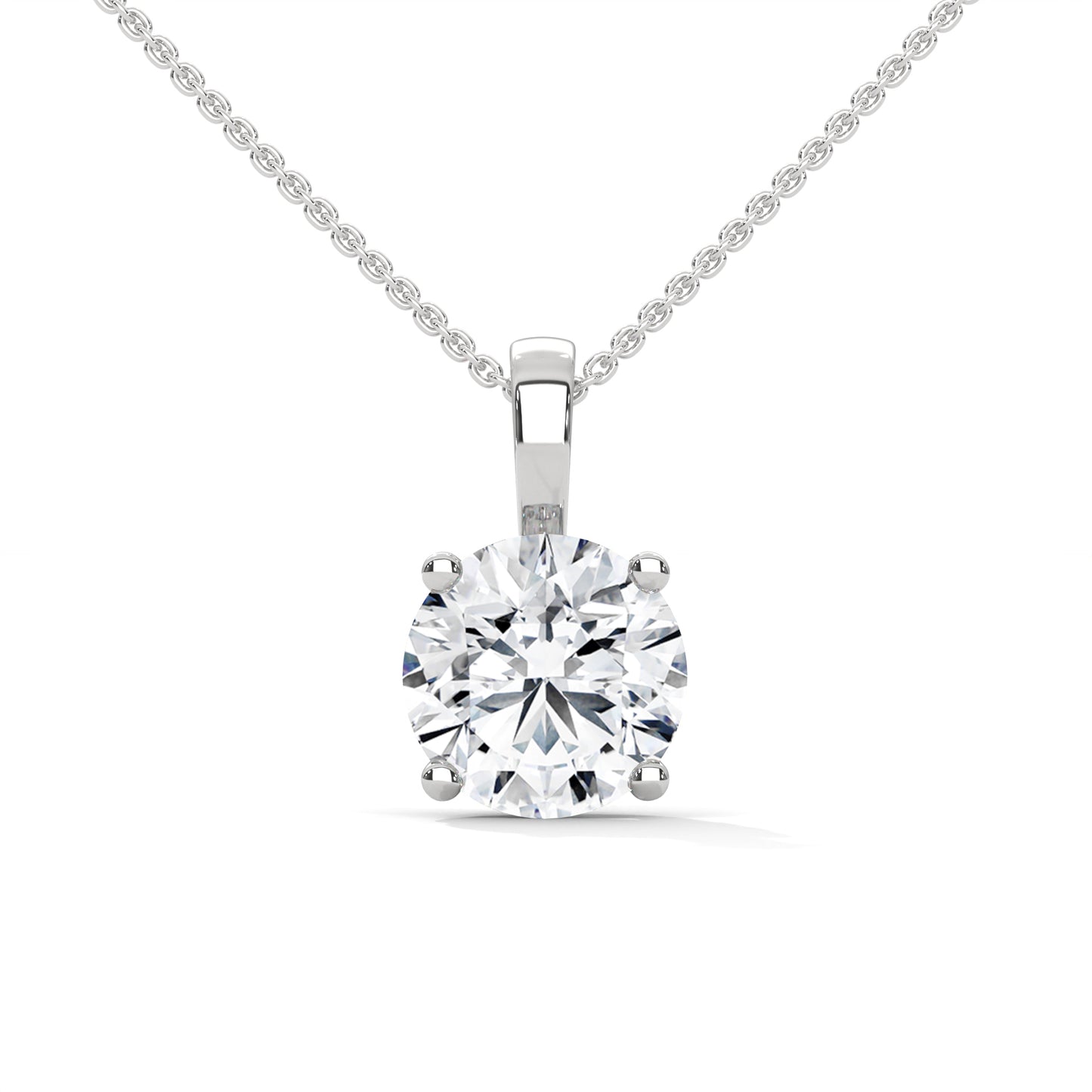 Norielle Round Pendant With Chain