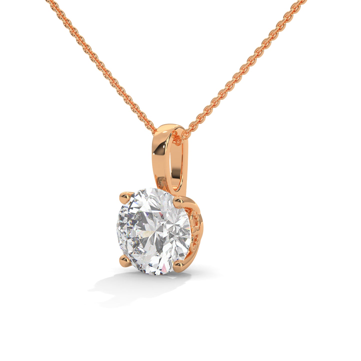 Norielle Round Pendant With Chain