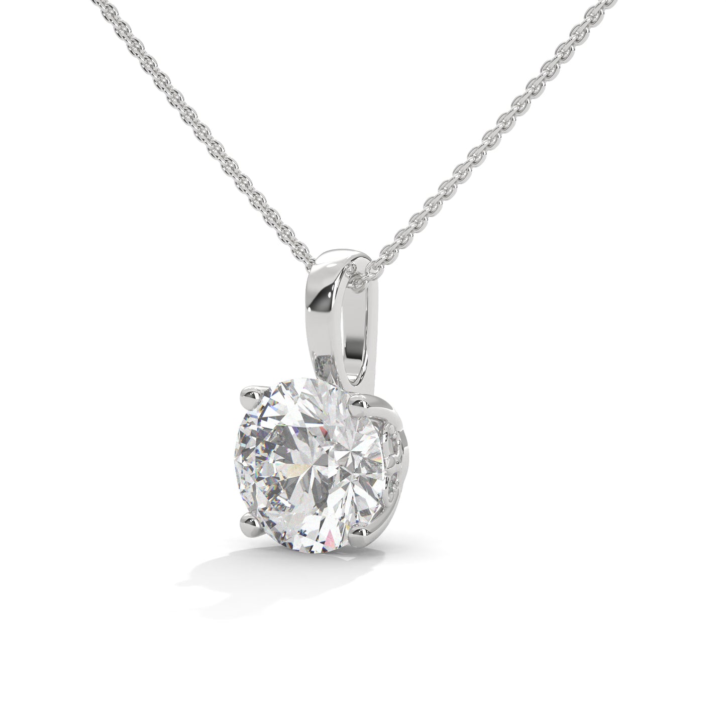 Norielle Round Pendant With Chain