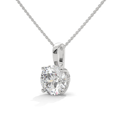 Norielle Round Pendant With Chain