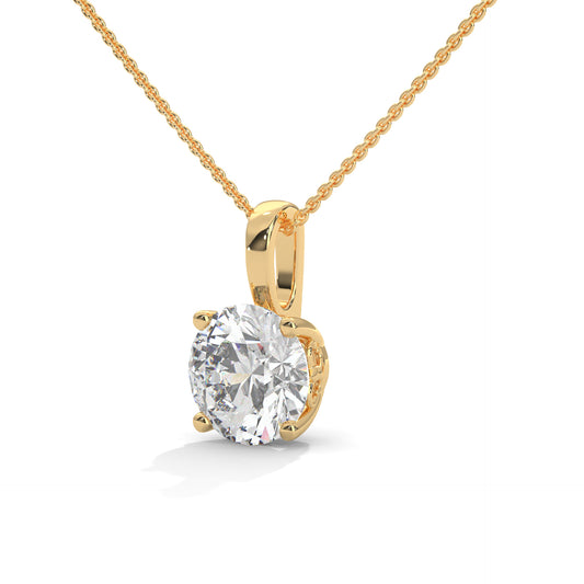 Norielle Round Pendant With Chain
