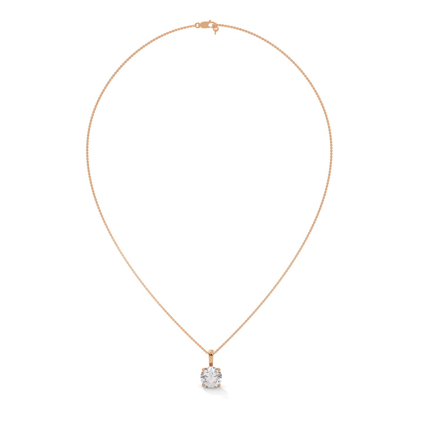 Norielle Round Pendant With Chain