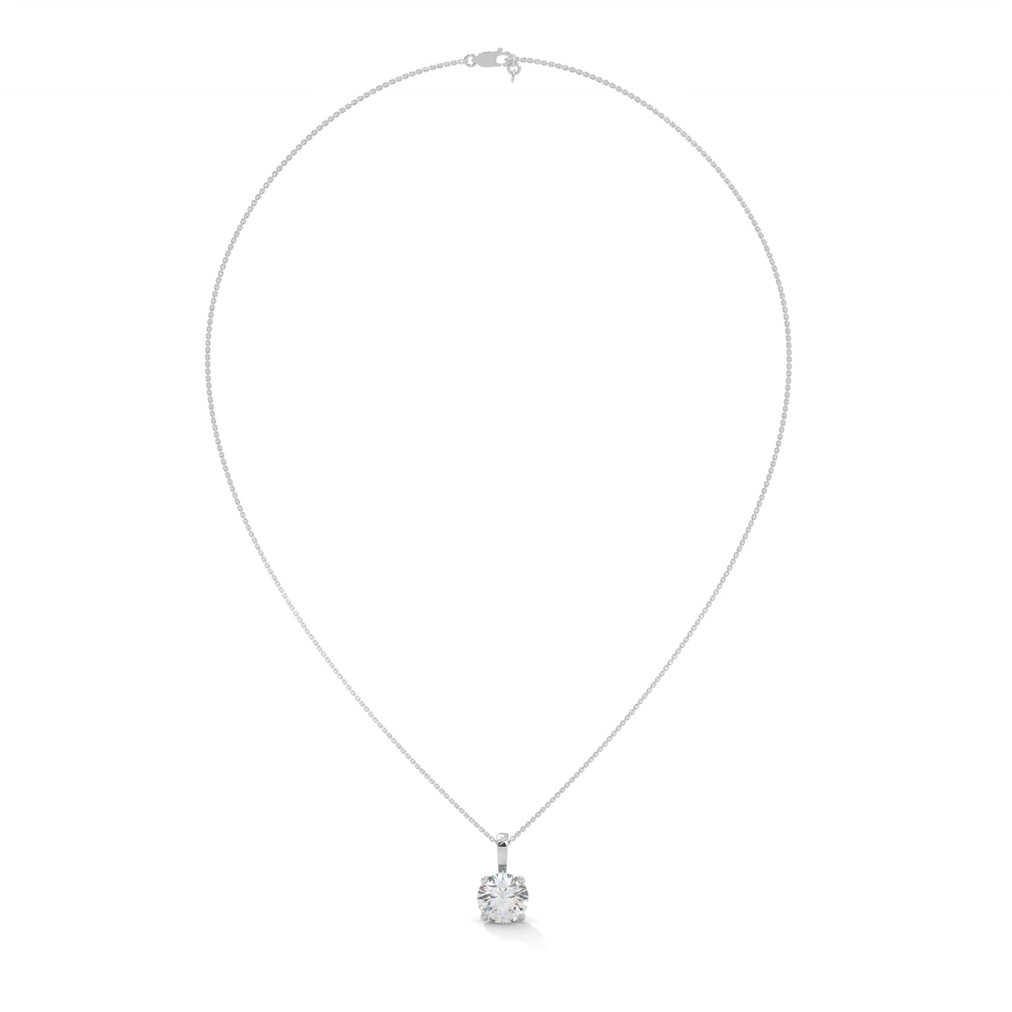 Norielle Round Pendant With Chain