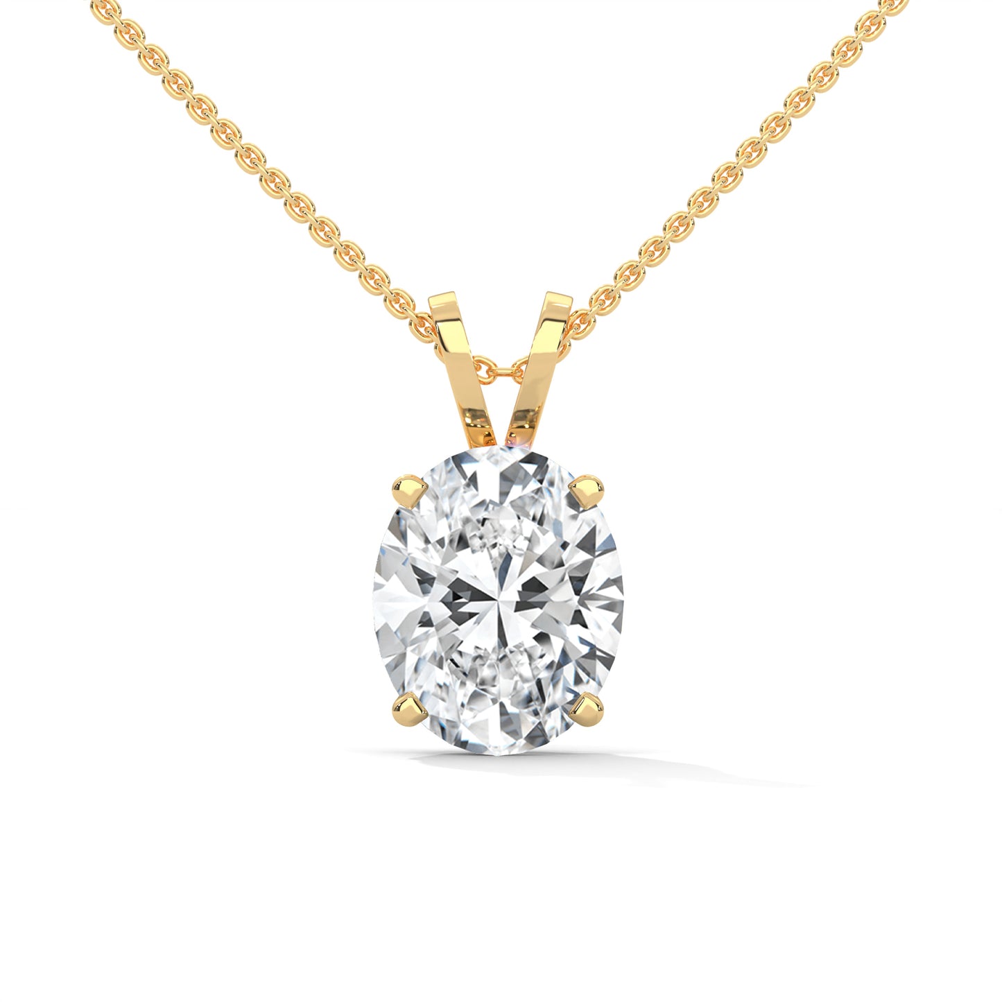 Olyssia Oval Pendant With Chain