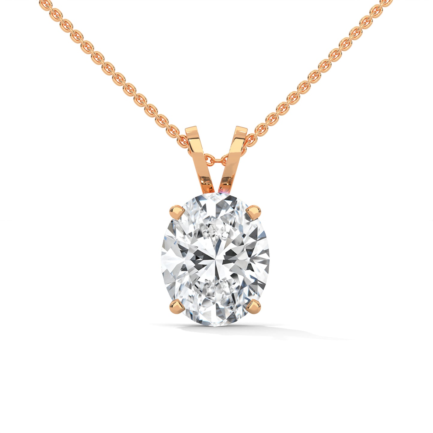 Olyssia Oval Pendant With Chain
