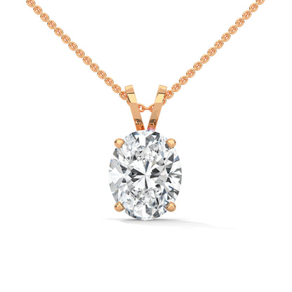 Olyssia Oval Pendant With Chain
