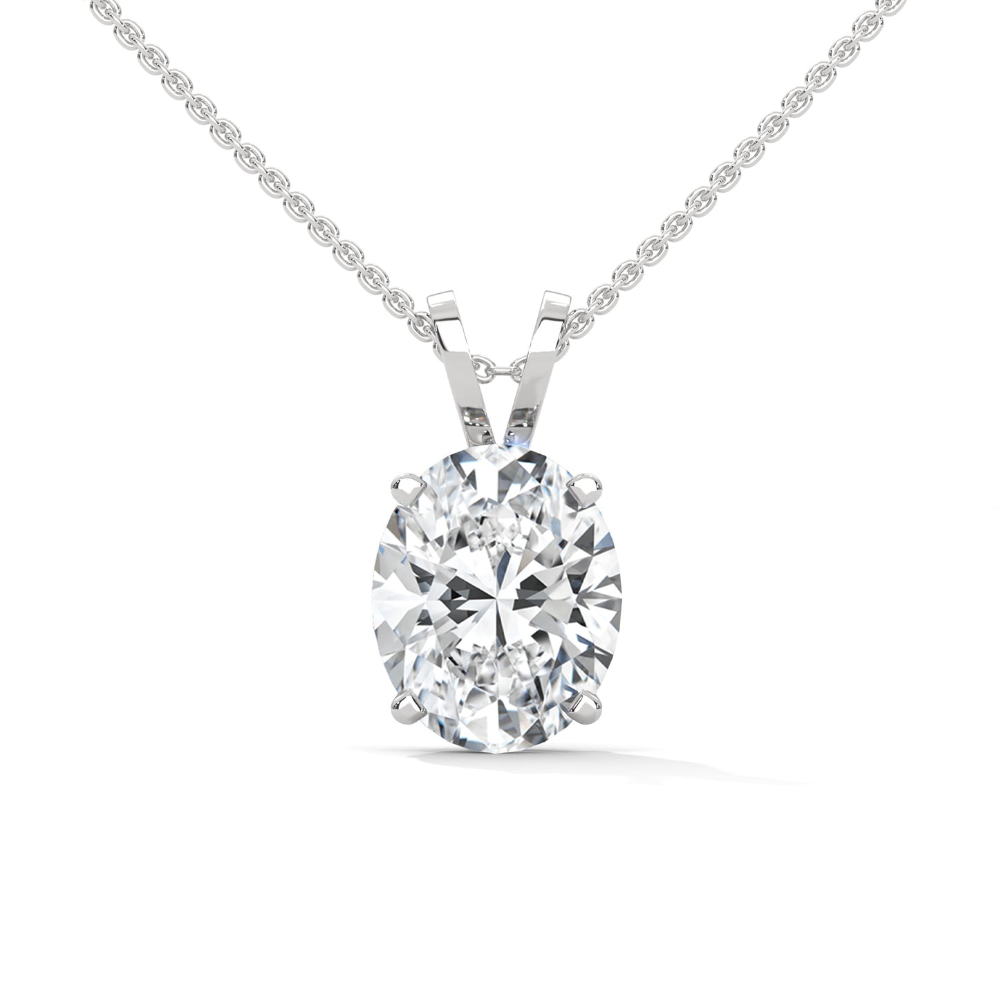 Olyssia Oval Pendant With Chain