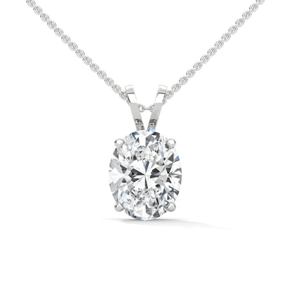 Olyssia Oval Pendant With Chain
