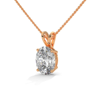 Olyssia Oval Pendant With Chain