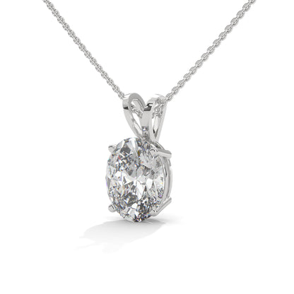 Olyssia Oval Pendant With Chain