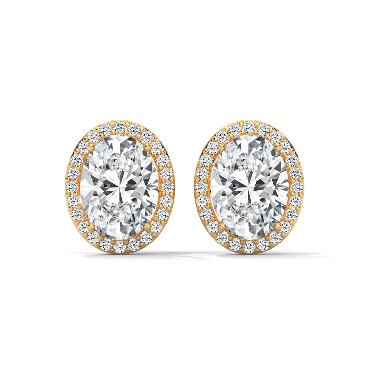 Orelia Oval Stud Earrings