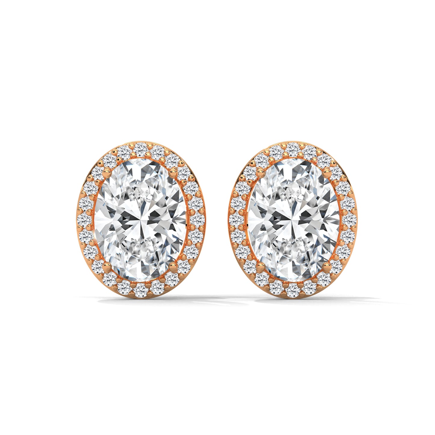 Orelia Oval Stud Earrings