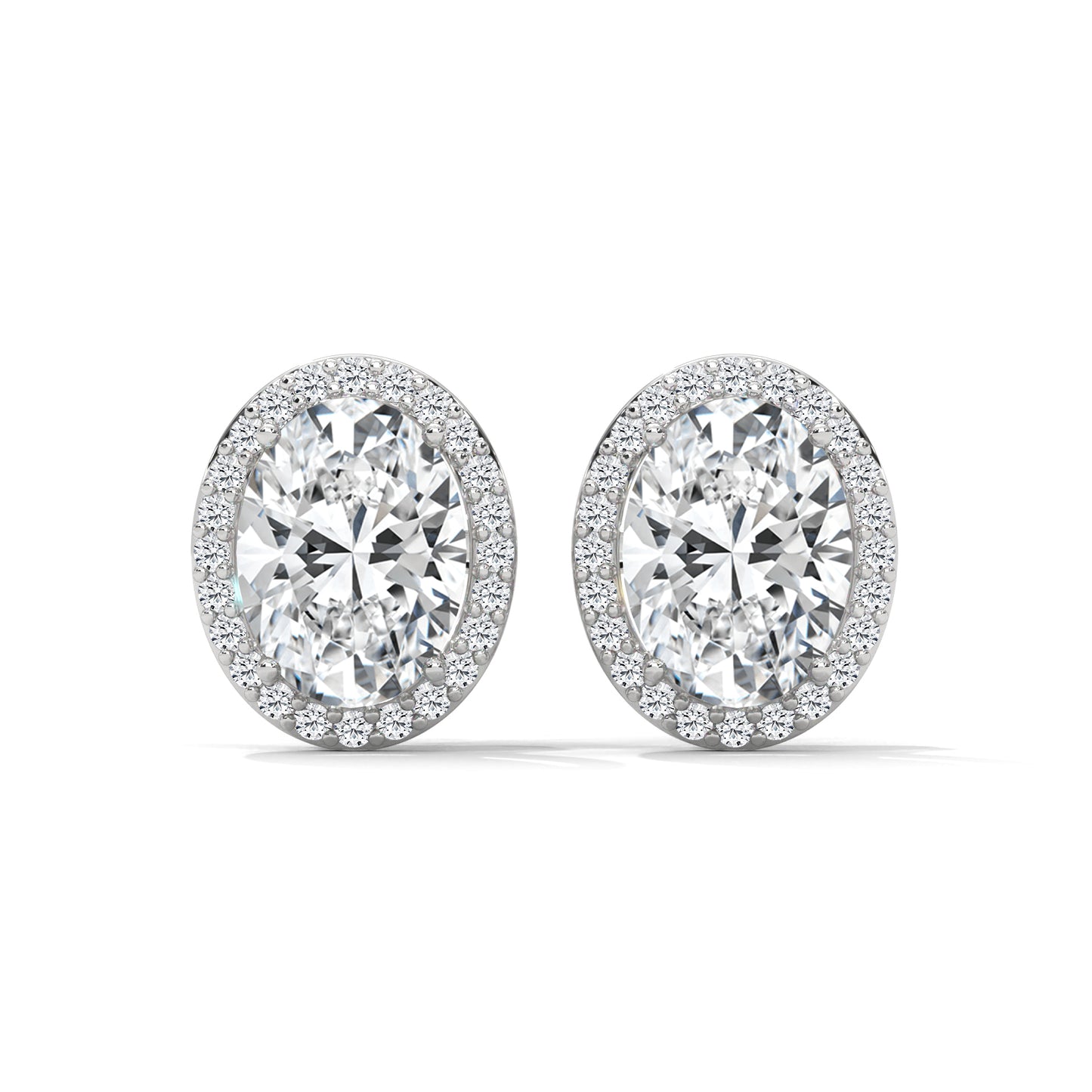 Orelia Oval Stud Earrings
