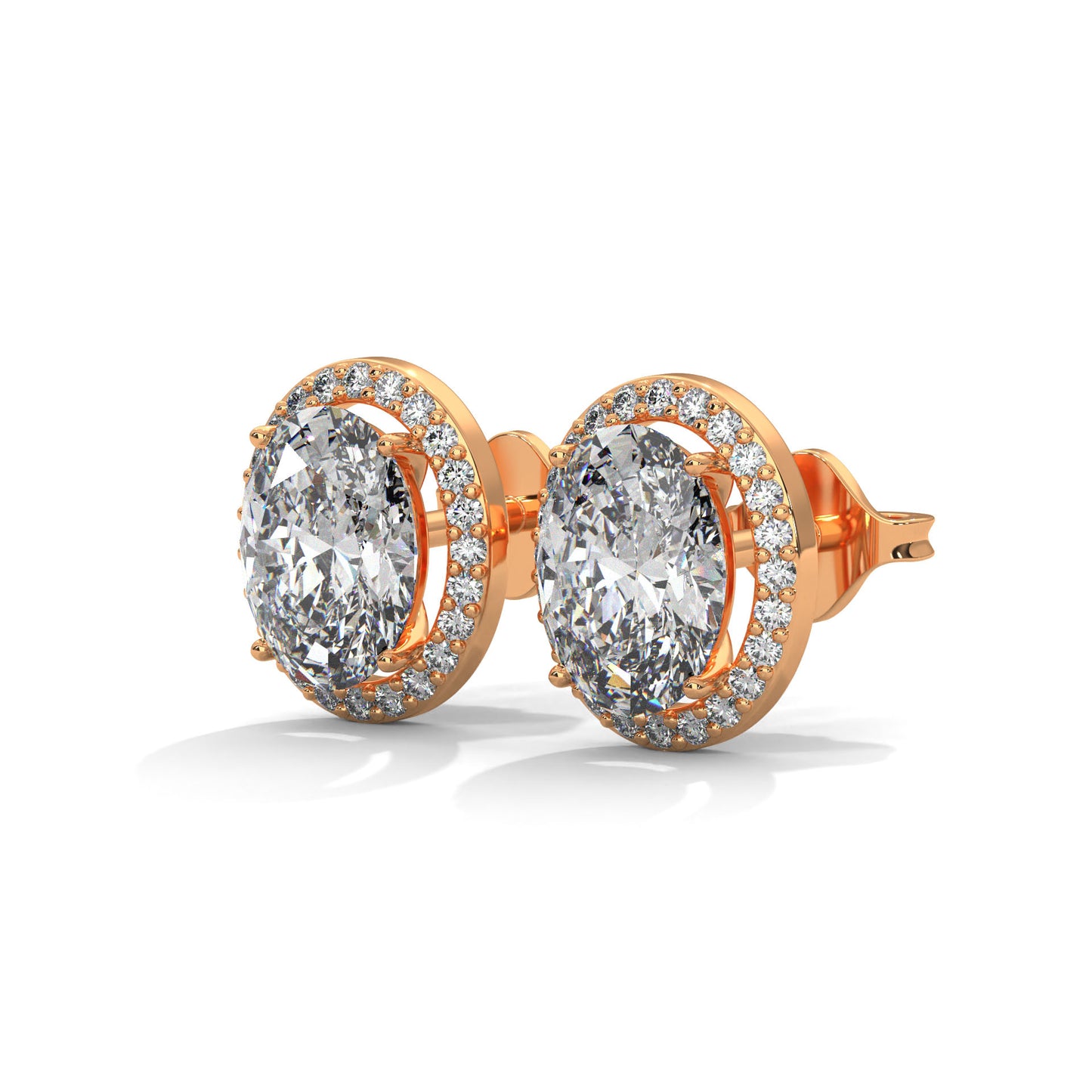 Orelia Oval Stud Earrings