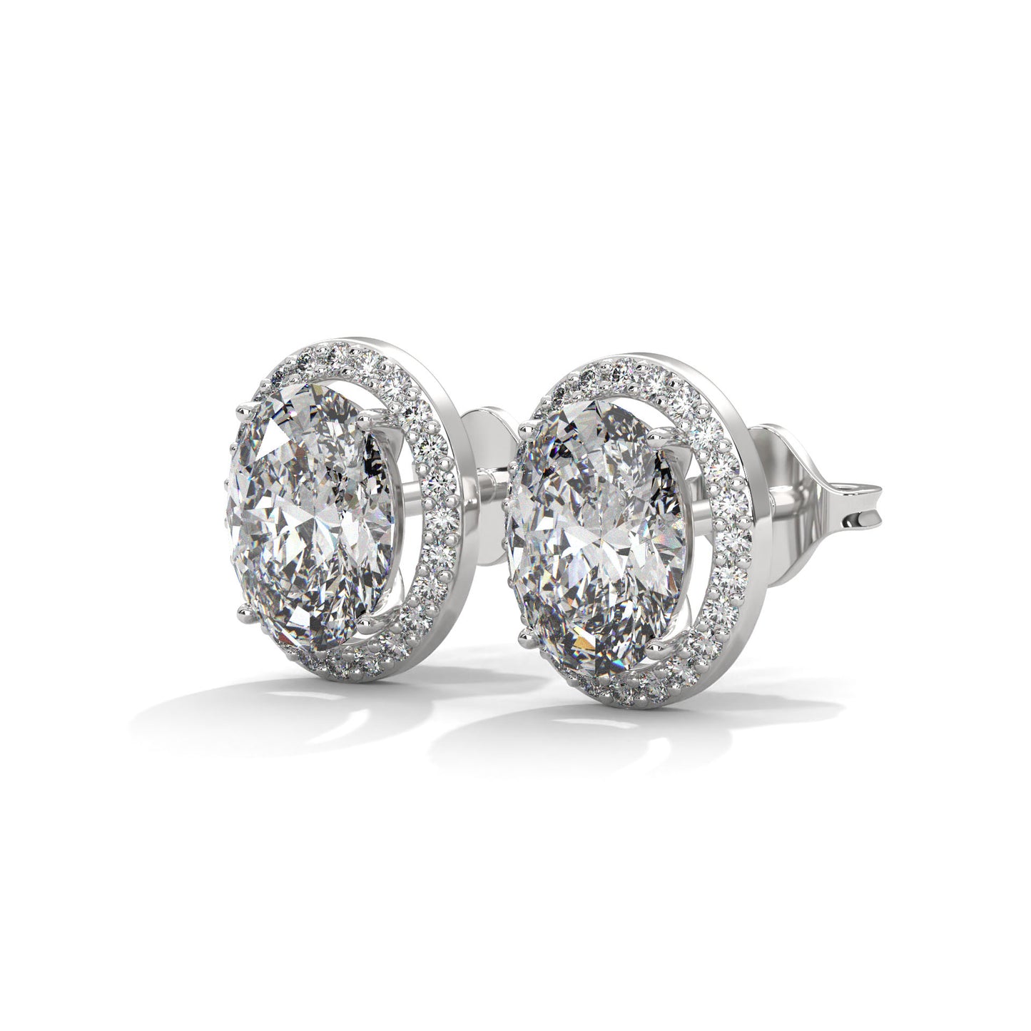 Orelia Oval Stud Earrings