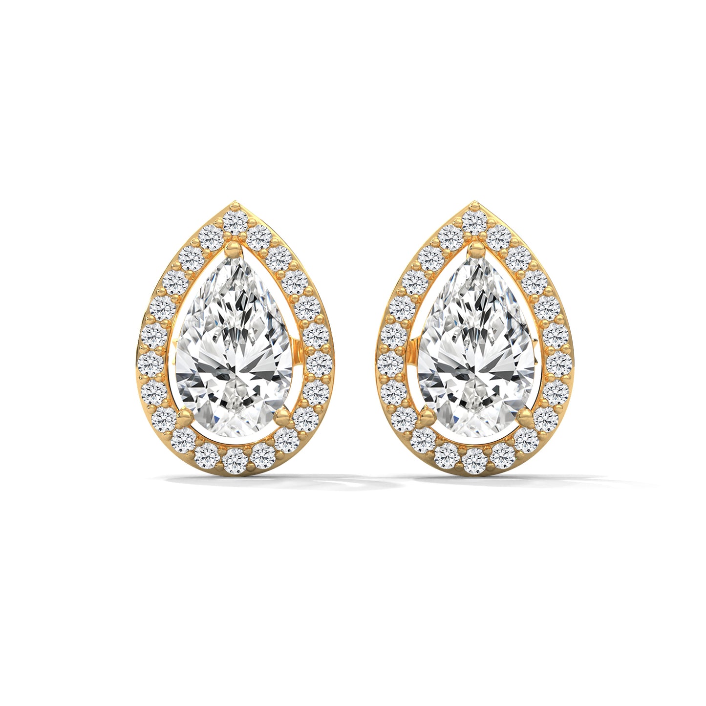 Rovelle Pear Stud Earrings