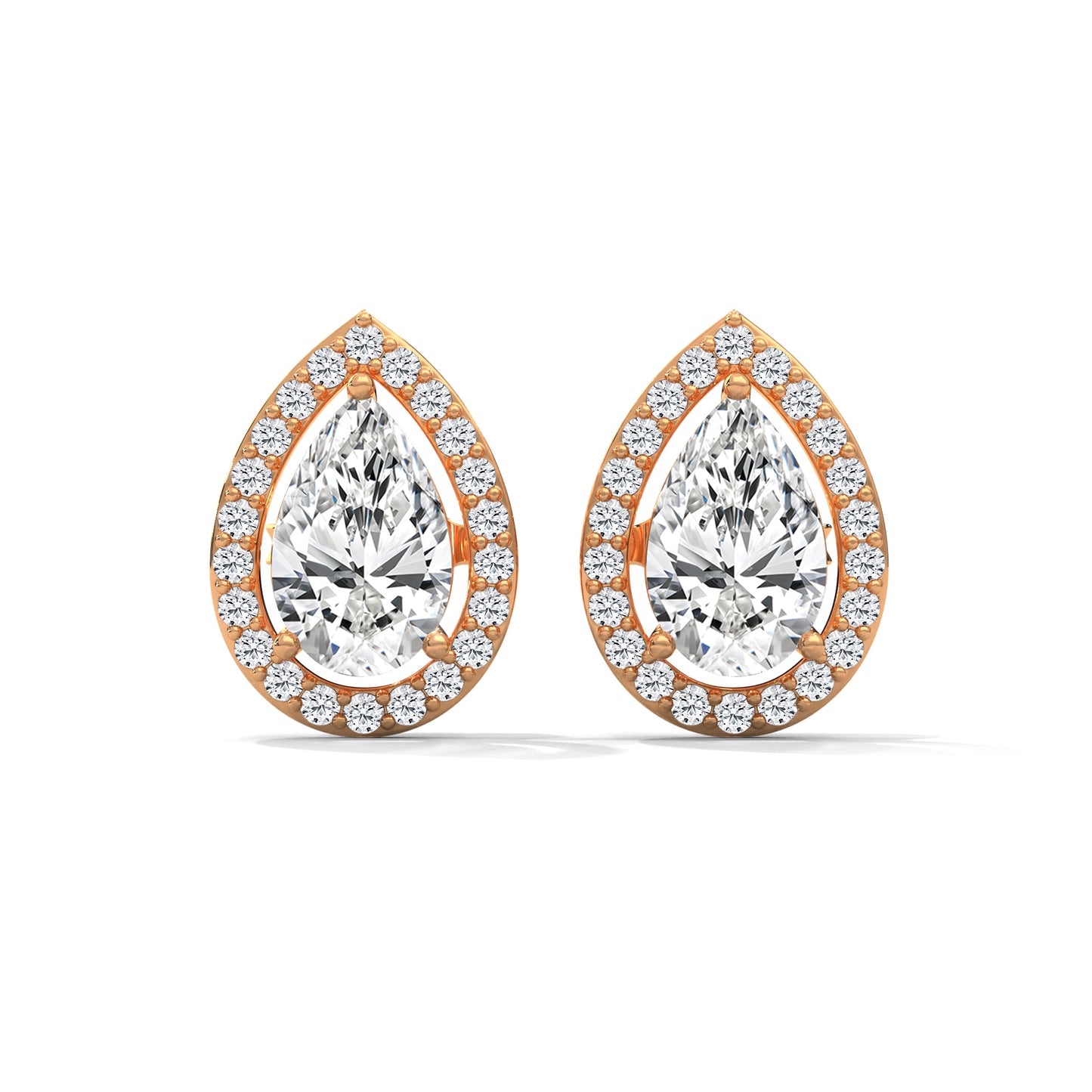 Rovelle Pear Stud Earrings