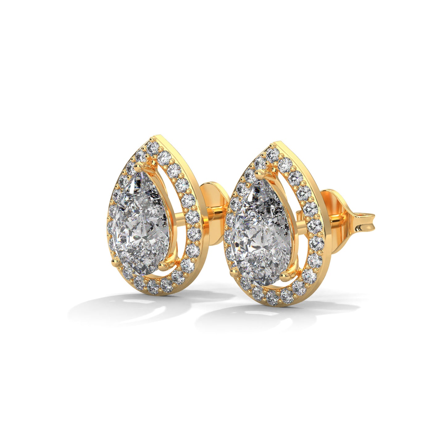 Rovelle Pear Stud Earrings