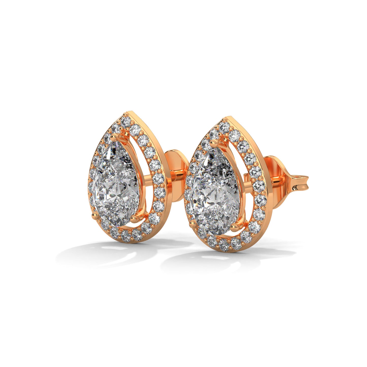 Rovelle Pear Stud Earrings