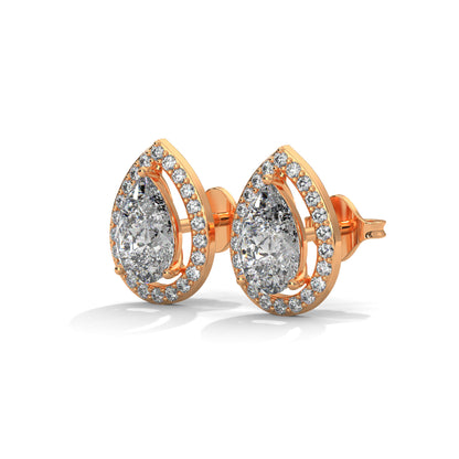 Rovelle Pear Stud Earrings