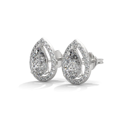 Rovelle Pear Stud Earrings