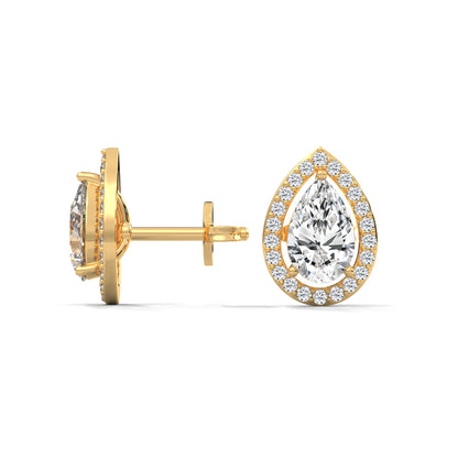 Rovelle Pear Stud Earrings