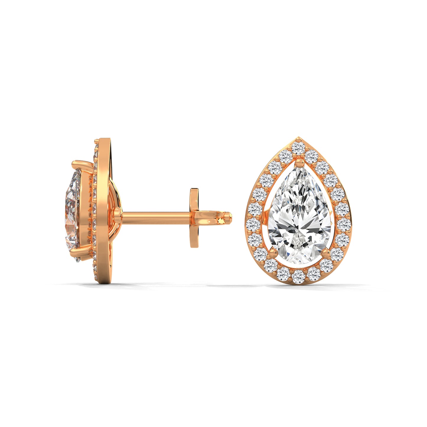 Rovelle Pear Stud Earrings