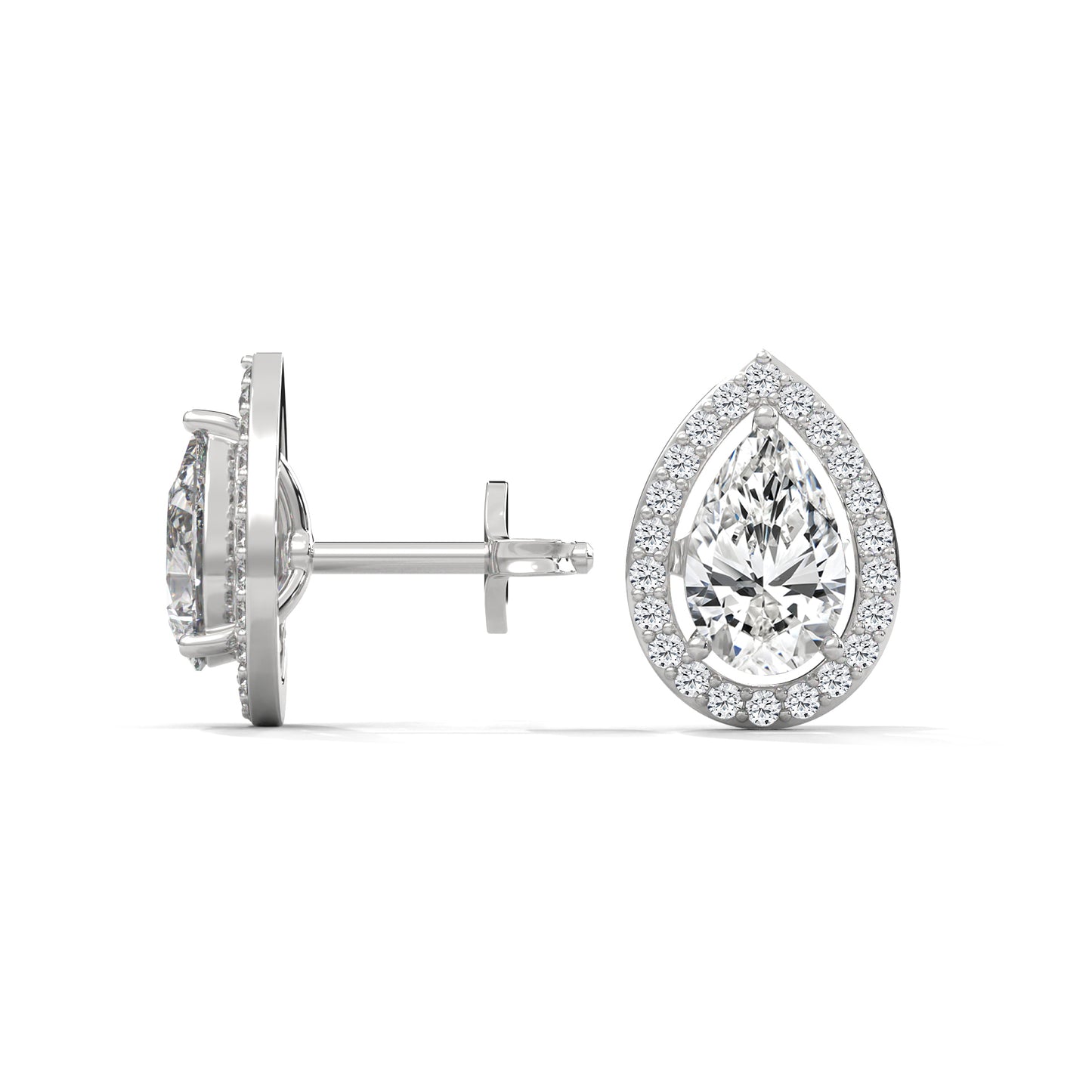 Rovelle Pear Stud Earrings