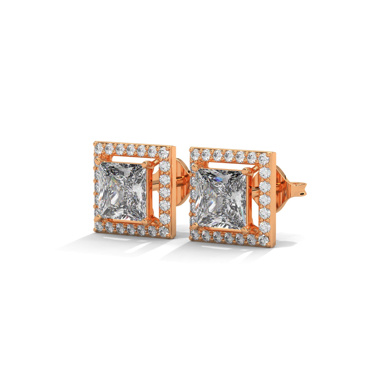 Avenoire Princess Halo Studs