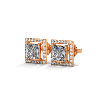 Avenoire Princess Halo Studs